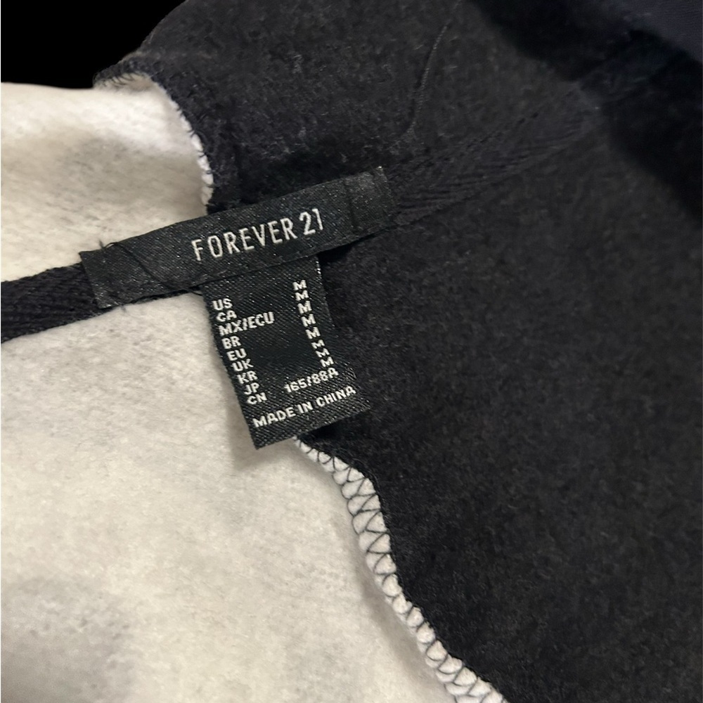 Forever 21 Black and White Yin Yang Bomber Jacket - Picture 5 of 5